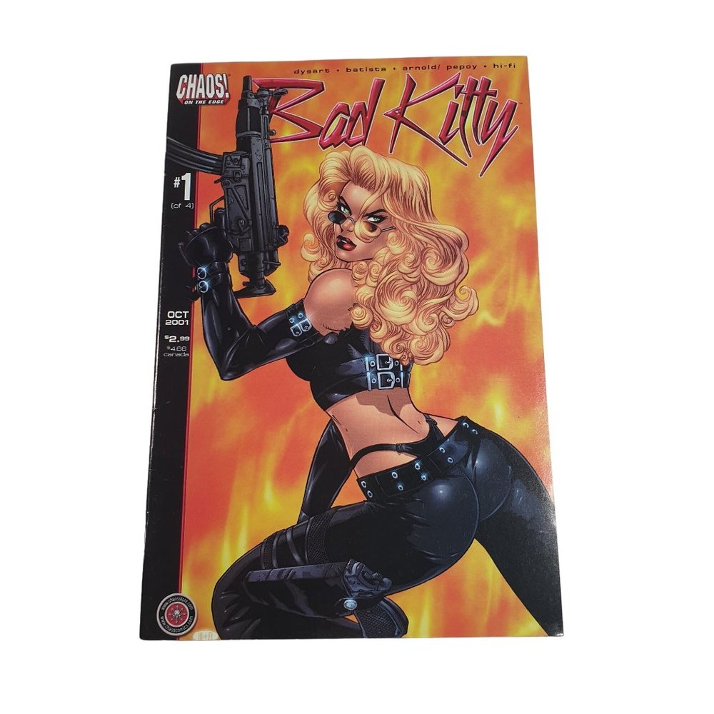 Bad Kitty Reloaded 1 Oct 2001 Chaos! Comic Book Collector Bagged Boarded Modern